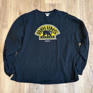 Y2K Reebok Boston Bruins Long Sleeve Tee
